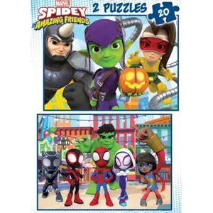 Puzzle 2 x 20 pièces Educa Spidey image-1