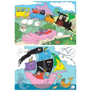 Set of 2 puzzles with 20 pieces Educa Barbapapá image-1