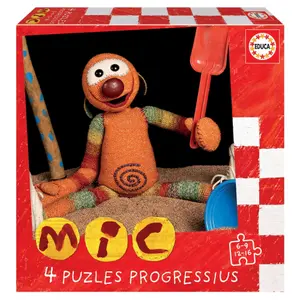 6-9-12-16 piece progressive puzzle Educa Mic image-0