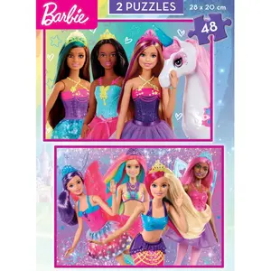 Puzzles with 48 pieces educa barbie (x2)  image-1