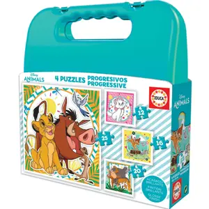 12-16-20-25 piece progressive case puzzle Educa image-0