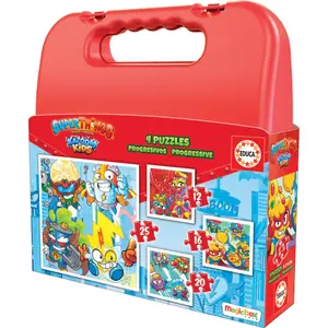 12-16-20-25 piece progressive puzzle in a case Educa image-0
