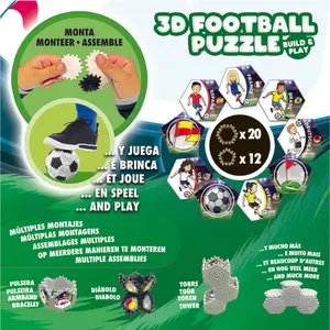 3D Puzzle Educa Balón Fútbol image-2