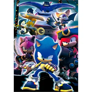 300-piece Sonic neon puzzle Educa image-1