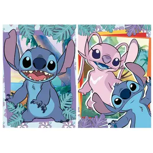 Set of 2 double-sided 500-piece puzzles Educa Stitch image-0