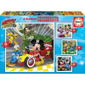 2-16-20-25 piece progressive puzzle Educa Mickey Mouse image-0