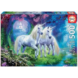 500 piece puzzle Educa Unicornios image-0
