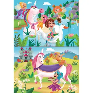 Puzzle 2 x 20 pièces Educa Unicornios-Hadas image-1
