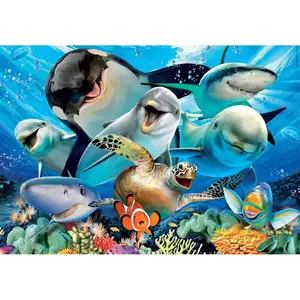 Puslespil med 100 brikker educa bajo el agua  image-1