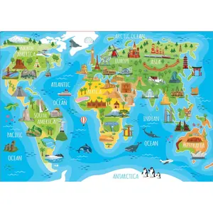 150 piece puzzle Educa Mapa Monumentos image-1