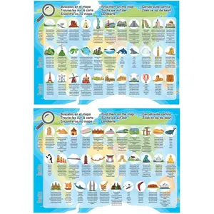 150 piece puzzle Educa Mapa Monumentos image-2