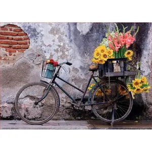 500 piece puzzle Educa Bici Con Flores image-1