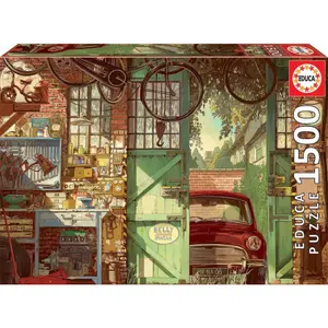 1500 piece puzzle Educa Old Garage image-0