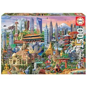 1500 piece puzzle Educa Símbolos Asia image-0