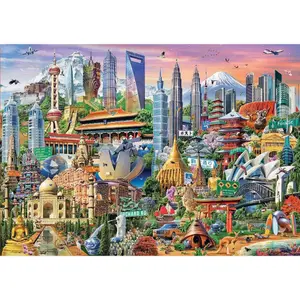 1500 piece puzzle Educa Símbolos Asia image-1