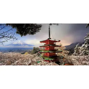 3000-piece puzzle Educa Panorama Monte Fuji image-1