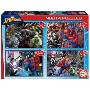Puzzles 5 to 150 pieces Spiderman Educa (x4) image-0