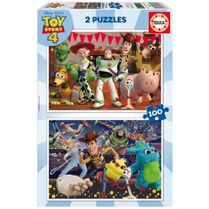Puzzle of 2 x 100 pieces Educa image-0