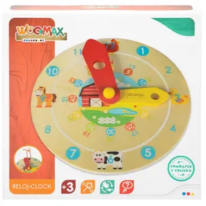 Educational wooden clock Educa image-1