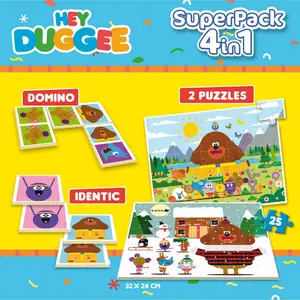 Puzzle 4 games in 1 Educa Hey Duggee image-1