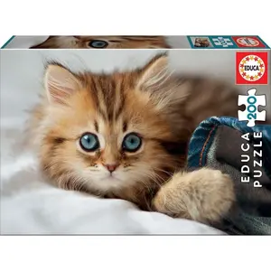 200 piece puzzle Educa Gatito image-0