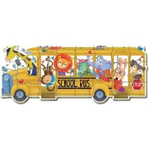 5 pieces bus animals puzzle Educa image-1