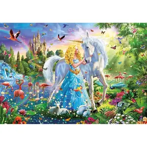 1000 piece puzzle Educa Princesa Unicornio image-1