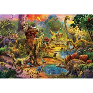 1000 piece puzzle Educa Tierra Dinosaurio image-1