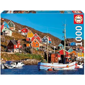 1000 piece puzzle Educa Casas Nórdicas image-0