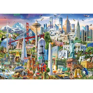 1500 piece puzzle Educa Simbolo América image-1