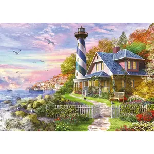 4000 piece puzzle Educa Faro En Rock Bay image-1