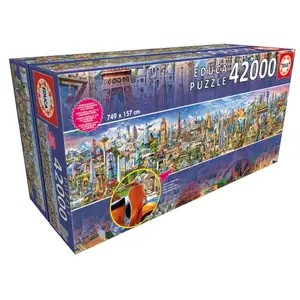 42000 piece puzzle Educa Vuelta Al Mundo image-1