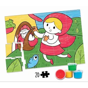 Coloring puzzle Educa Le Petit Chaperon Rouge image-2