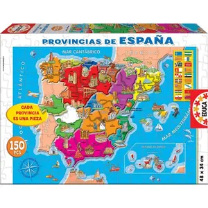 150 piece puzzle Educa Provincias España image-0