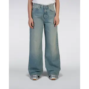 Jeans Wide Leg con zip donna Edwin Olivia image-1