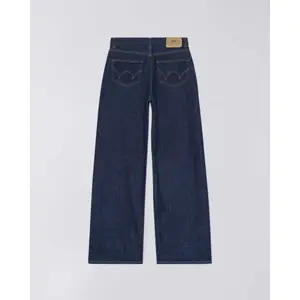 Jeans Wide Leg con cuciture a contrasto donna Edwin Olivia image-1