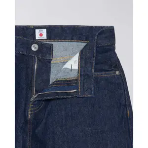 Jeans Wide Leg con cuciture a contrasto donna Edwin Olivia image-2