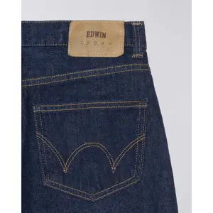 Jeans Wide Leg con cuciture a contrasto donna Edwin Olivia image-4