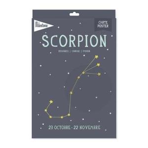 Scorpio zodiac poster EFK France image-1