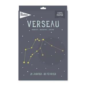 Aquarius Zodiac Poster EFK France image-1