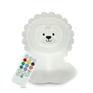 USB silikone natlampe løve EFK France image-1