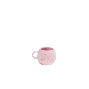 Set of 2 Espresso Mugs + 2 Mini Trays Egg Back Home New Party (x2) image-0
