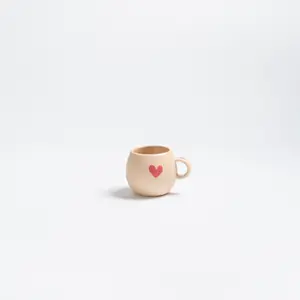 Set di tazze da caffè e vassoio Egg Back Home Cozy Hearts (x4) image-0