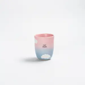 Kubek Egg Back Home Cloud Sunset Cat Mom & Dad Medium (x2) image-2