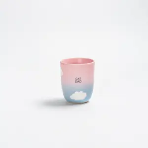 Kubek Egg Back Home Cloud Sunset Cat Mom & Dad Medium (x2) image-3