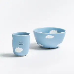 Tasse Egg Back Home Cloud Cat Mom Medium image-2