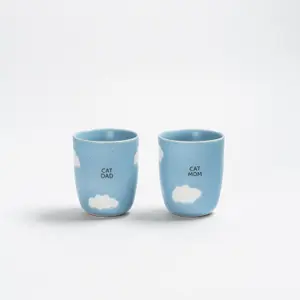 Hrnek Egg Back Home Cloud Cat Dad Medium image-2