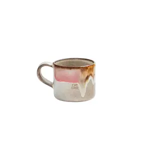 Tasse Egg Back Home Melting Ice Cream Cat Dad image-0