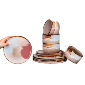 Zestaw talerzy i misek Egg Back Home Melting Ice Cream (x12) image-0