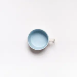 Mug avec interieur bleu clair Egg Back Home Breeze Party Out Stoneware image-1